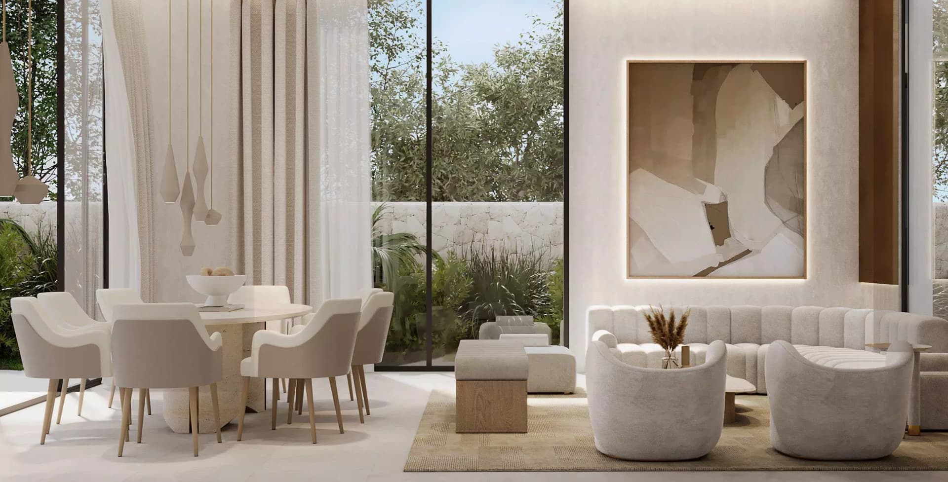 Al Naseem Villas luxury development in Al Naseem, Al Hudayriat Island: Rendering 6
