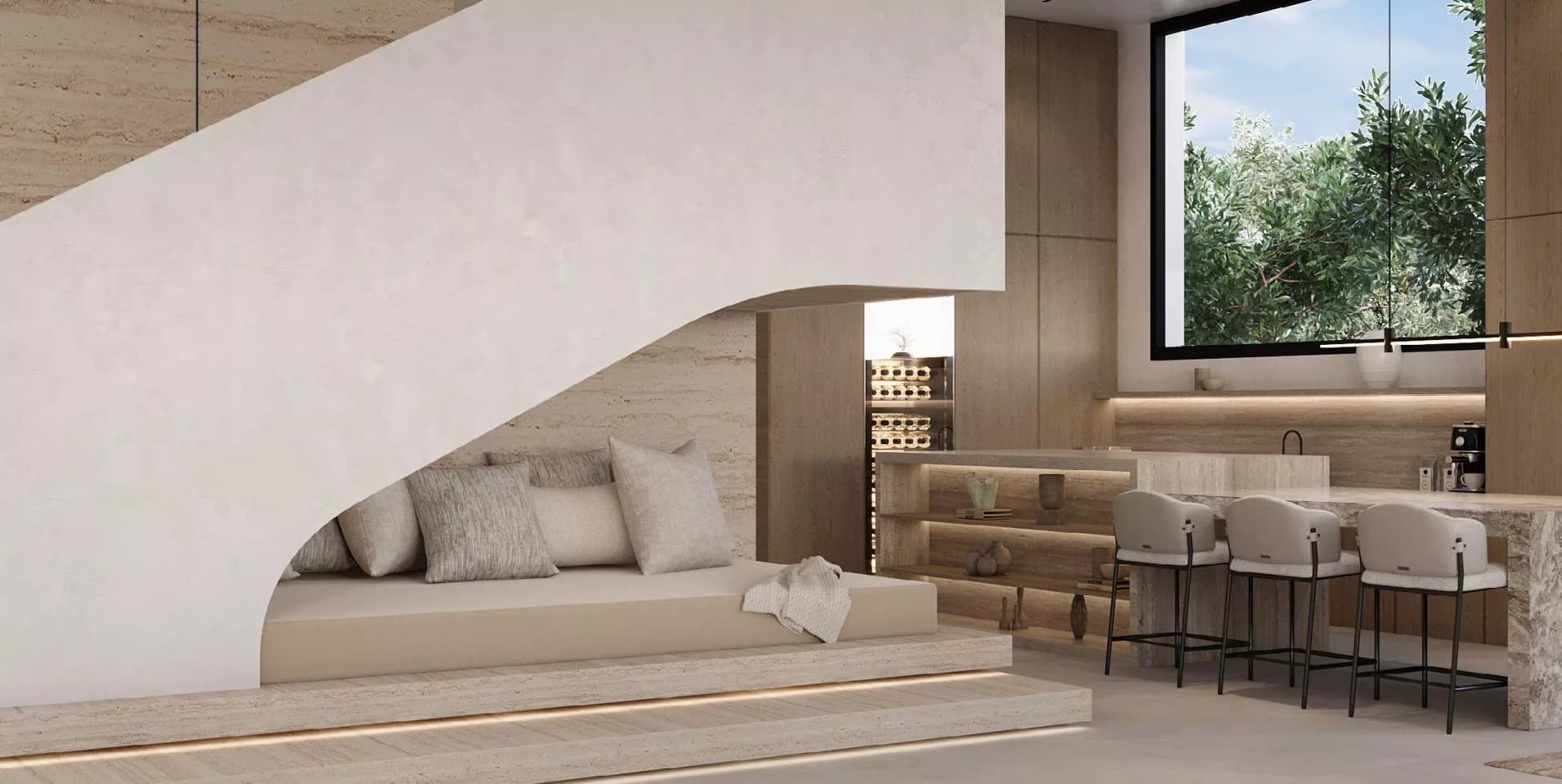 Al Naseem Villas luxury development in Al Naseem, Al Hudayriat Island: Rendering 9