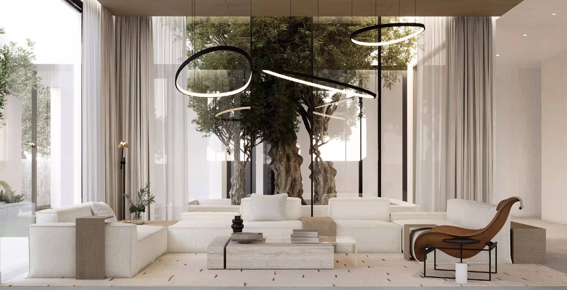Al Naseem Villas luxury development in Al Naseem, Al Hudayriat Island: Rendering 3
