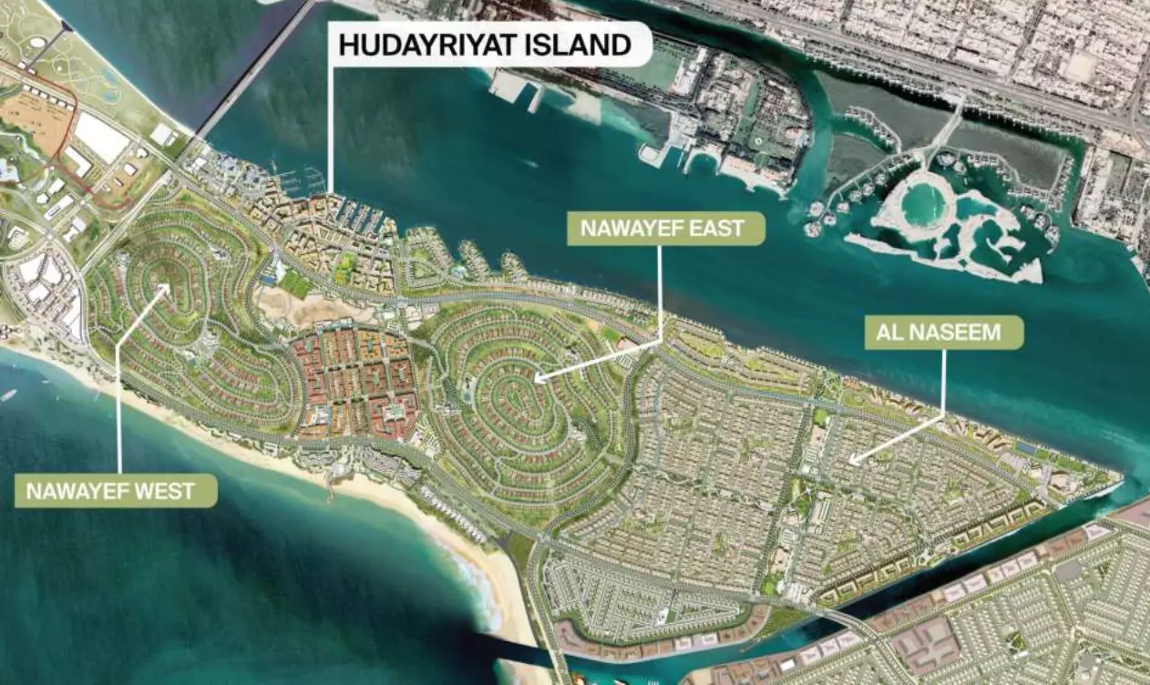 Al Naseem Villas luxury development in Al Naseem, Al Hudayriat Island: Rendering 11