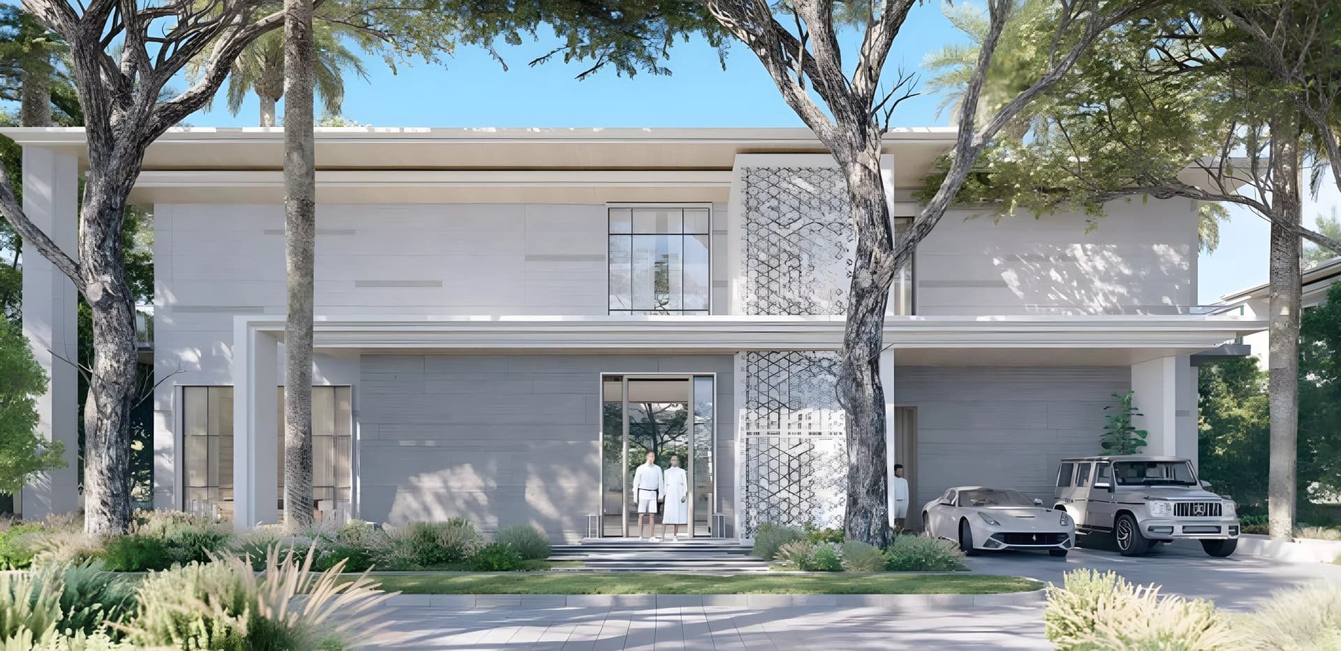 Edra Villas luxury development in Eden Hills, Mohammed Bin Rashid City: Rendering 3