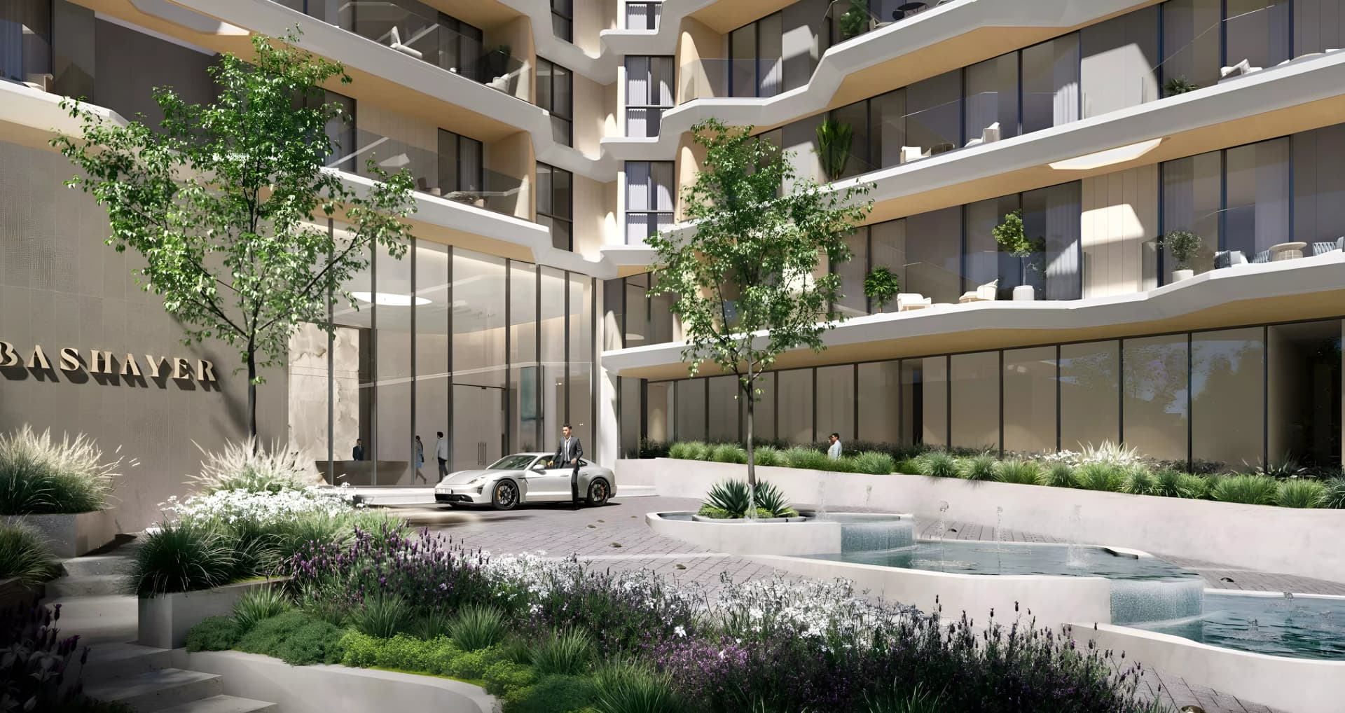 Bashayer Residences luxury development in Bashayer Residences 1, Al Hudayriat Island: Rendering 7