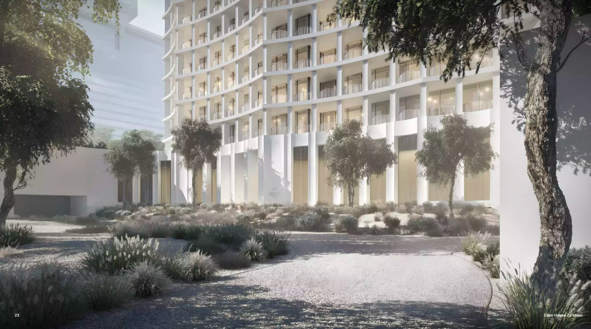 Eden House Za'abeel luxury development in DIFC: Rendering 2