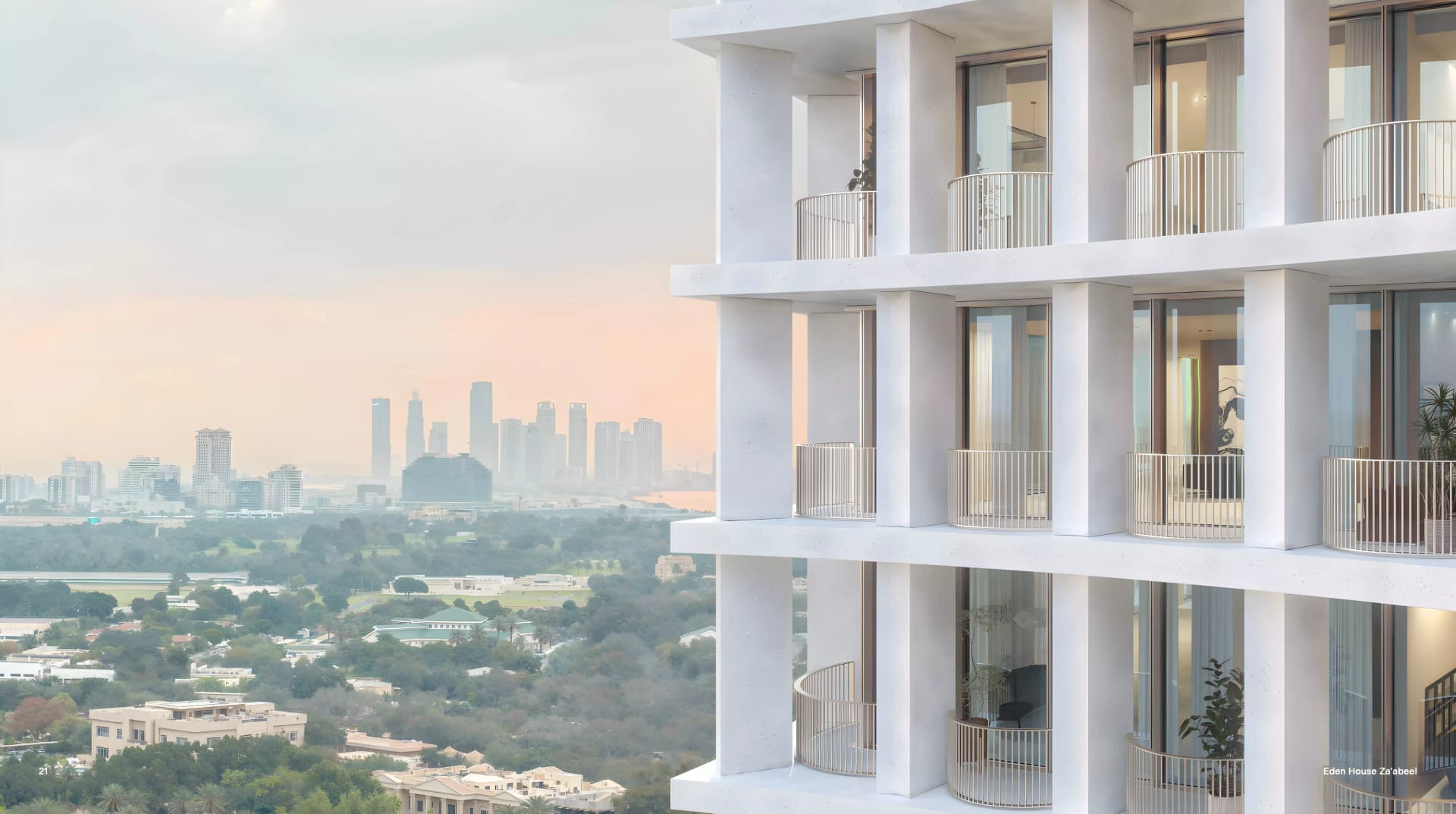 Eden House Za'abeel luxury development in DIFC: Rendering 3